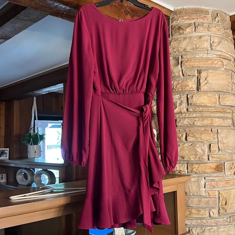 She + Sky Long-Sleeved Party or Work Dress